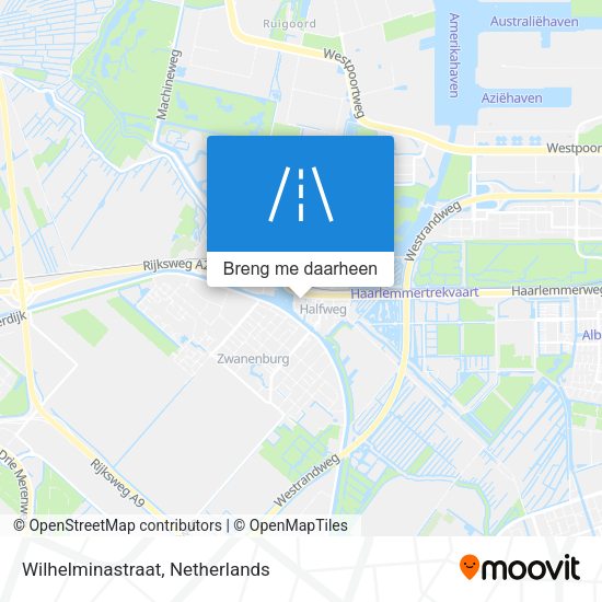 Wilhelminastraat kaart