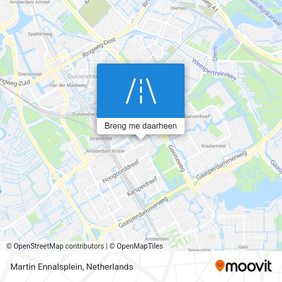 Martin Ennalsplein kaart