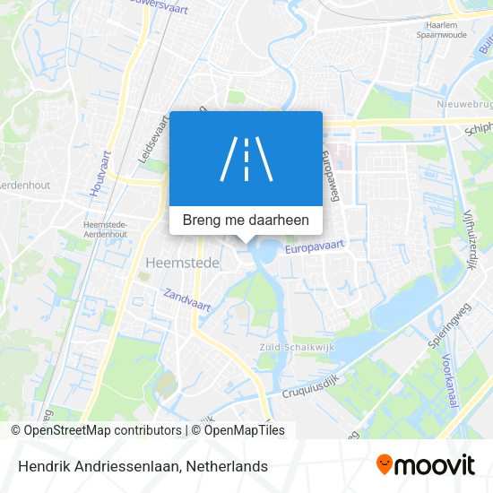Hendrik Andriessenlaan kaart