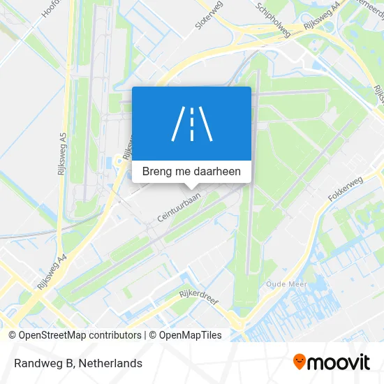 Randweg B kaart