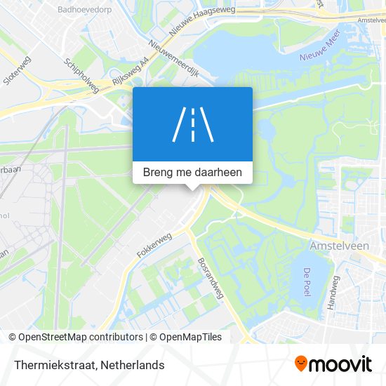 Thermiekstraat kaart