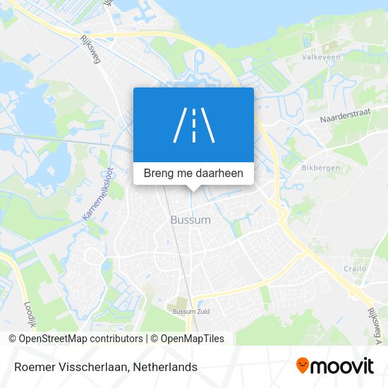 Roemer Visscherlaan kaart