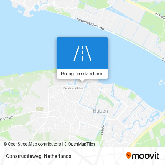 Constructieweg kaart