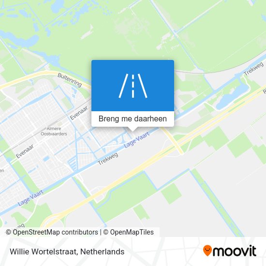 Willie Wortelstraat kaart