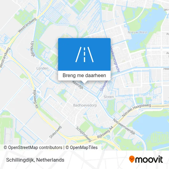 Schillingdijk kaart