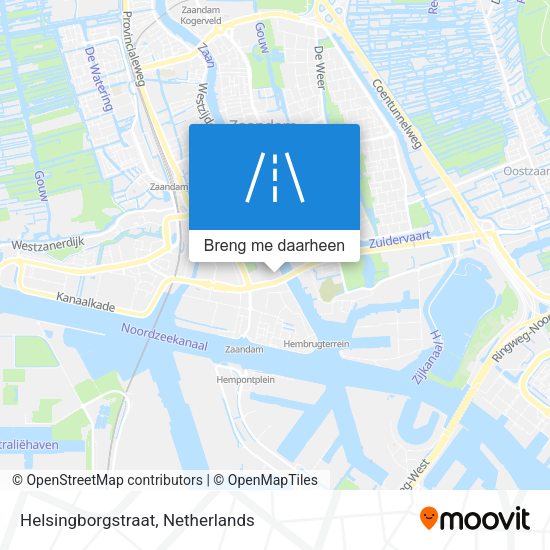 Helsingborgstraat kaart