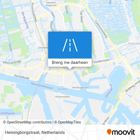 Helsingborgstraat kaart