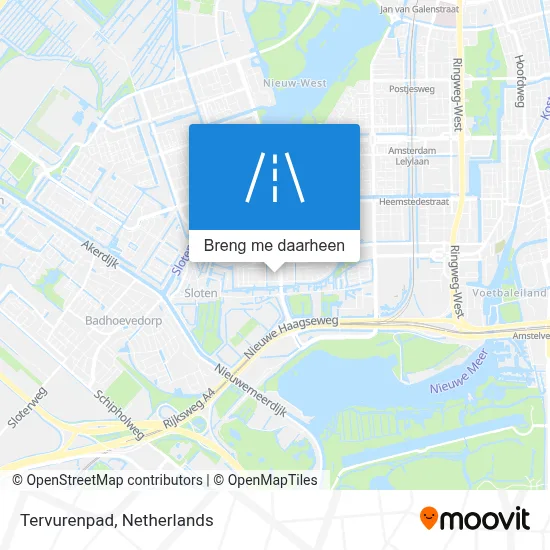 Tervurenpad kaart