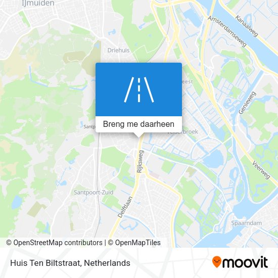Huis Ten Biltstraat kaart