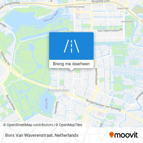 Bors Van Waverenstraat kaart