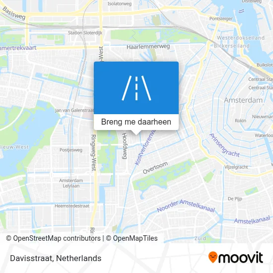 Davisstraat kaart