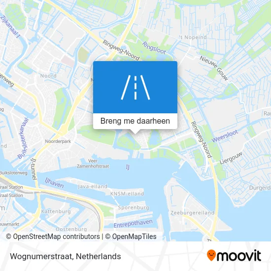 Wognumerstraat kaart