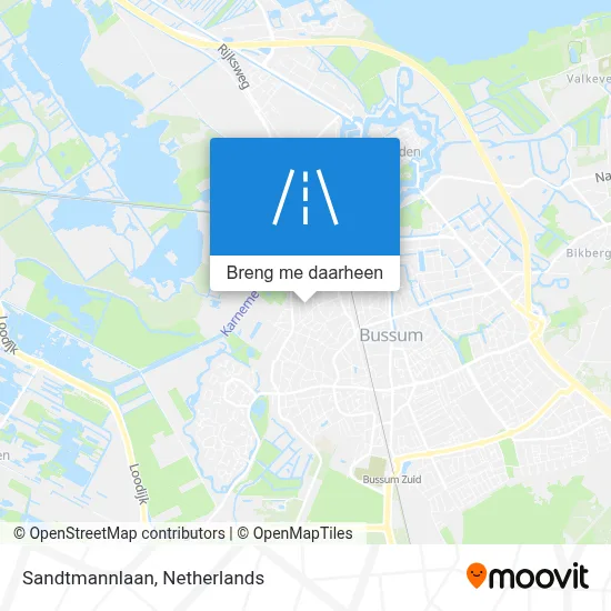 Sandtmannlaan kaart