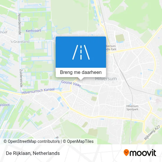 De Rijklaan kaart