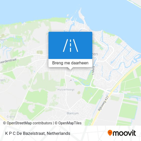 K P C De Bazelstraat kaart