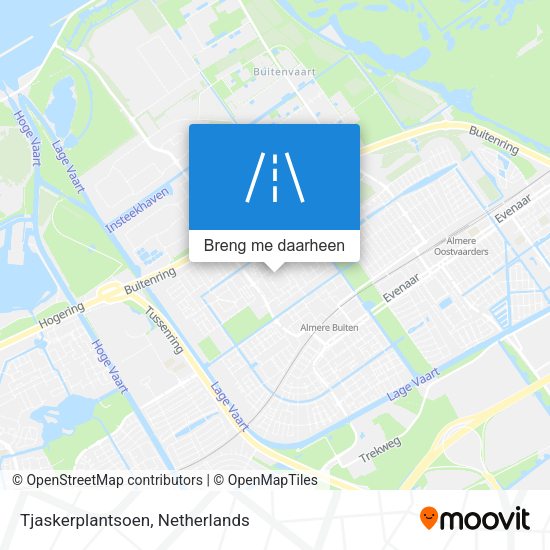 Tjaskerplantsoen kaart