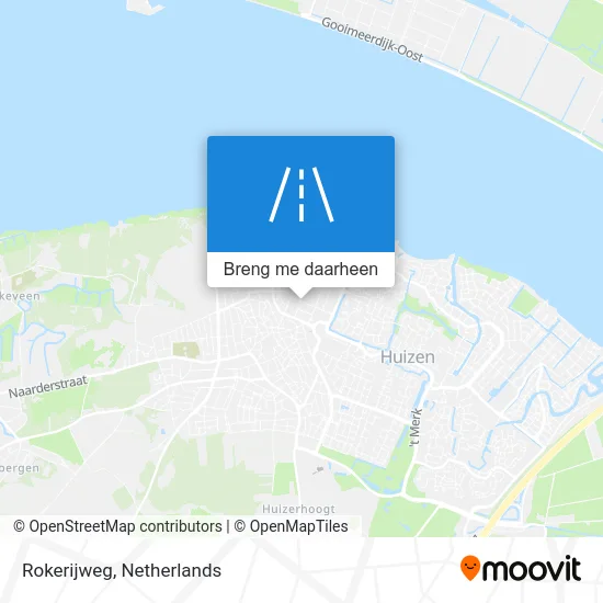 Rokerijweg kaart
