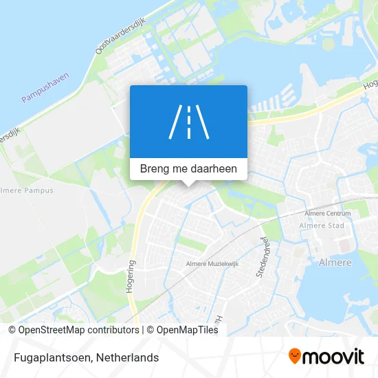 Fugaplantsoen kaart