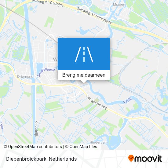 Diepenbroickpark kaart