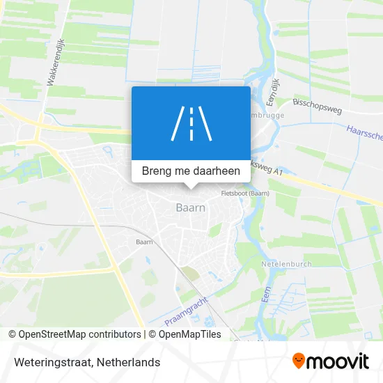 Weteringstraat kaart