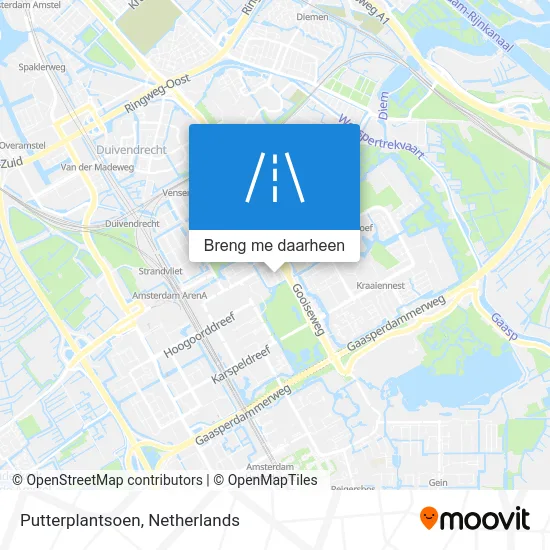 Putterplantsoen kaart