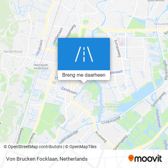 Von Brucken Focklaan kaart