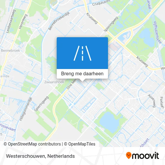 Westerschouwen kaart