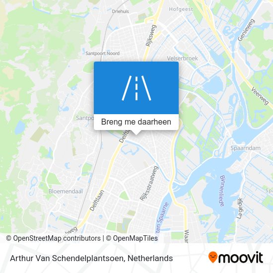 Arthur Van Schendelplantsoen kaart