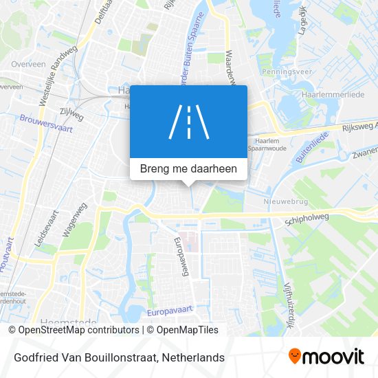 Godfried Van Bouillonstraat kaart
