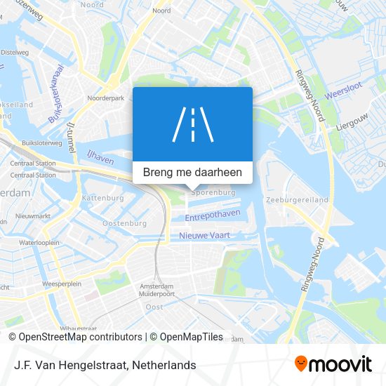 J.F. Van Hengelstraat kaart