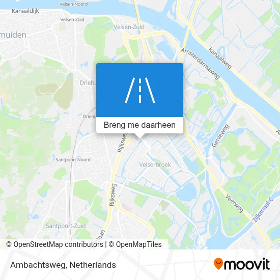 Ambachtsweg kaart