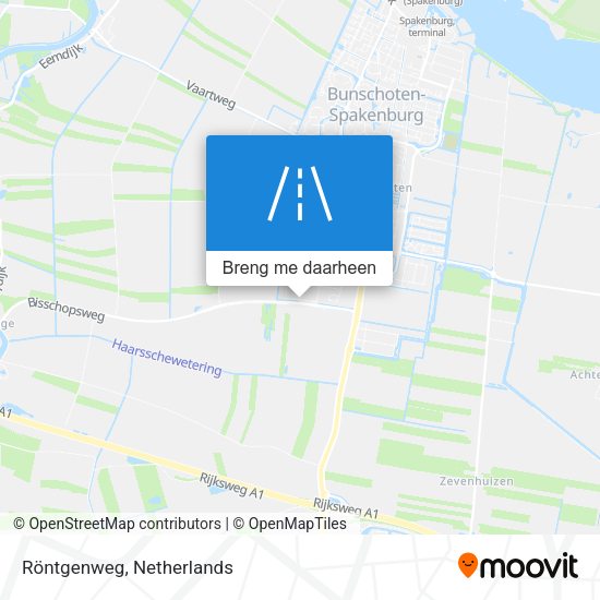 Röntgenweg kaart