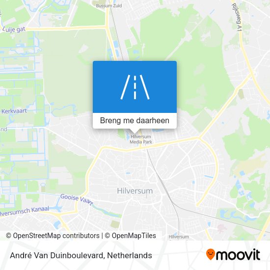 André Van Duinboulevard kaart