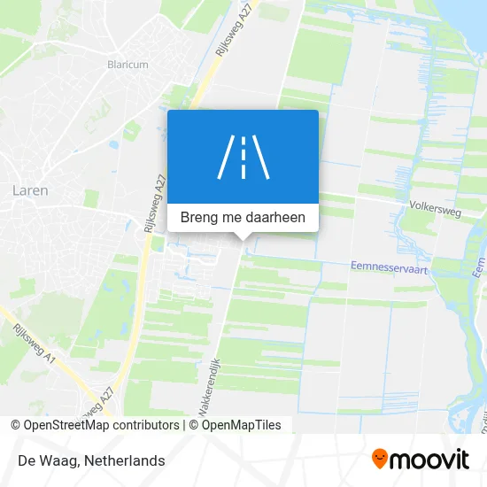 De Waag kaart