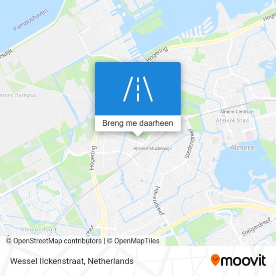 Wessel Ilckenstraat kaart