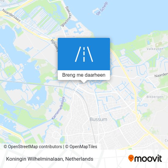 Koningin Wilhelminalaan kaart
