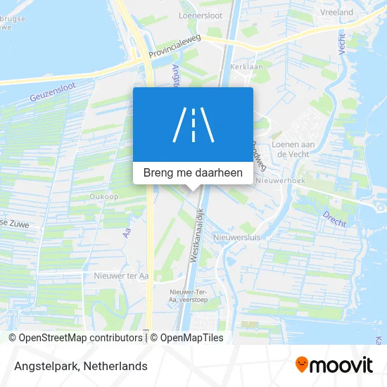 Angstelpark kaart