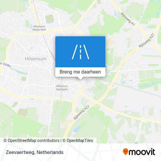 Zeevaertweg kaart