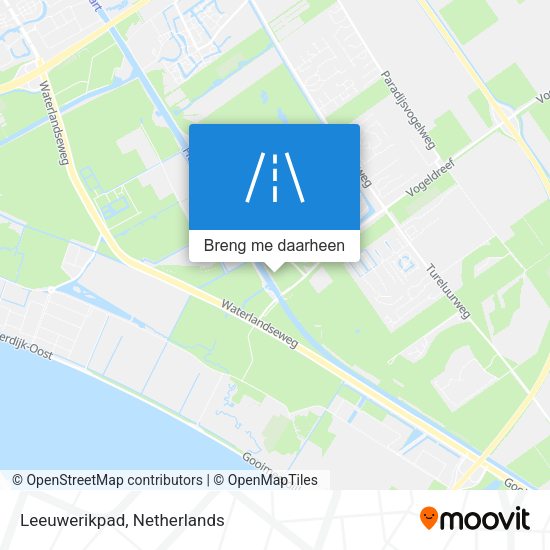 Leeuwerikpad kaart