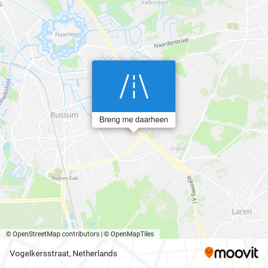 Vogelkersstraat kaart