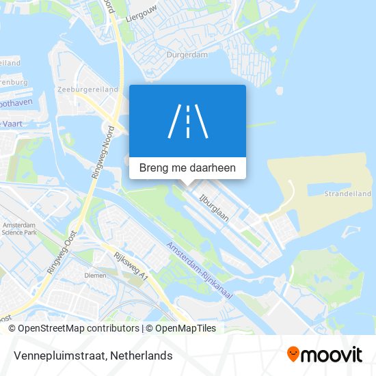 Vennepluimstraat kaart