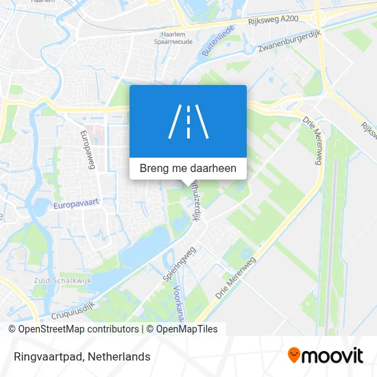 Ringvaartpad kaart