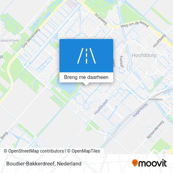 Boudier-Bakkerdreef kaart