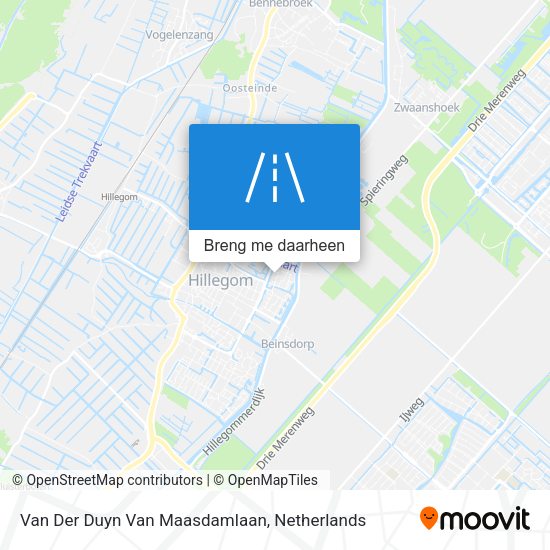 Van Der Duyn Van Maasdamlaan kaart