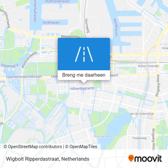 Wigbolt Ripperdastraat kaart