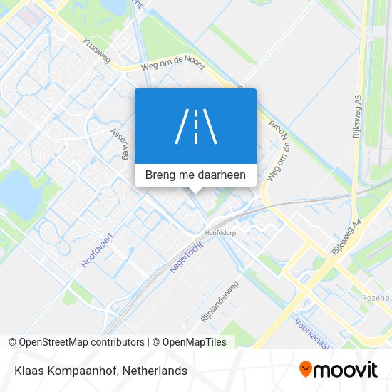 Klaas Kompaanhof kaart