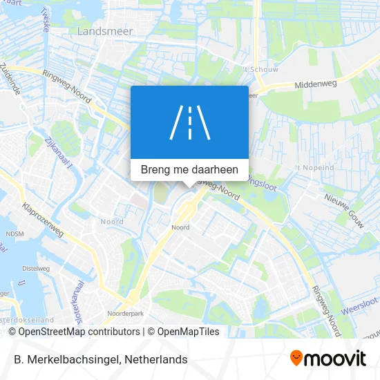 B. Merkelbachsingel kaart