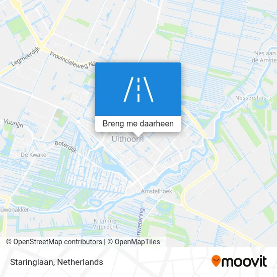 Staringlaan kaart