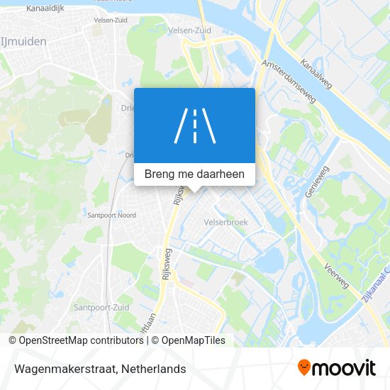 Wagenmakerstraat kaart