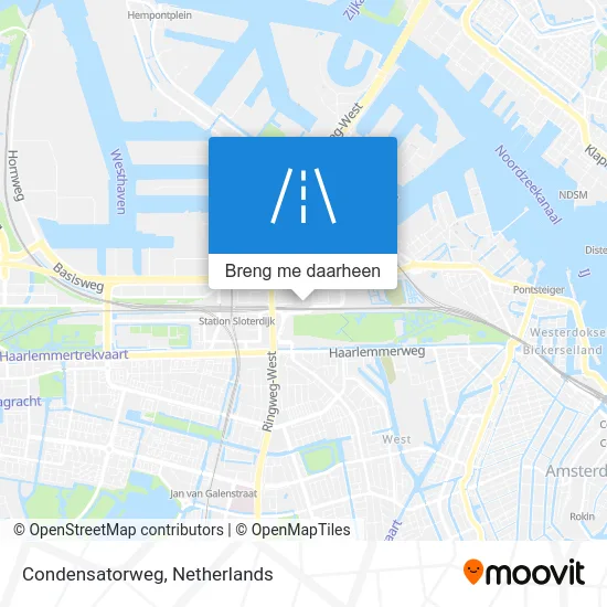 Condensatorweg kaart